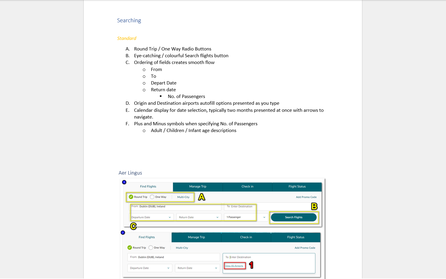 Competitive Benchmarking Notes 2